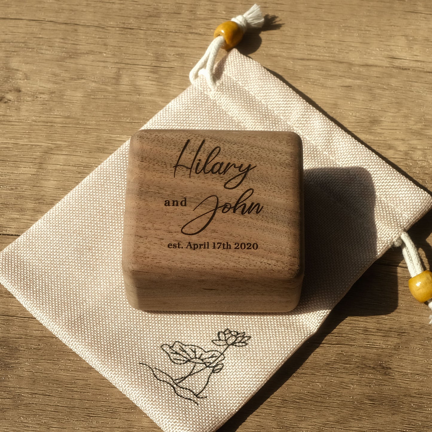 Personalized Anniversary Music Box