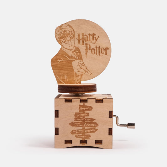 Personalized Hand Crank Music Box - Harry Potter