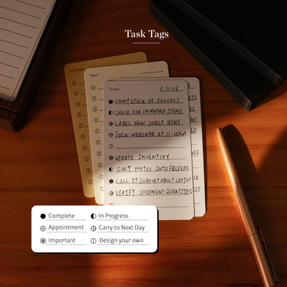 Personalized Wooden Daily Planning Stand