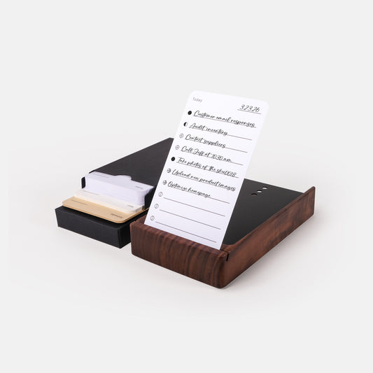 Personalized Wooden Daily Planning Stand