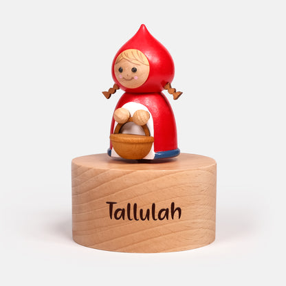 Personalized Wooden Music Box - Little Red Riding Hood