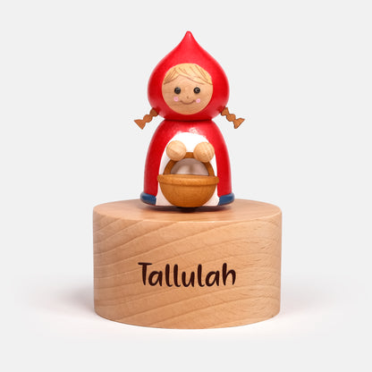 Personalized Wooden Music Box - Little Red Riding Hood