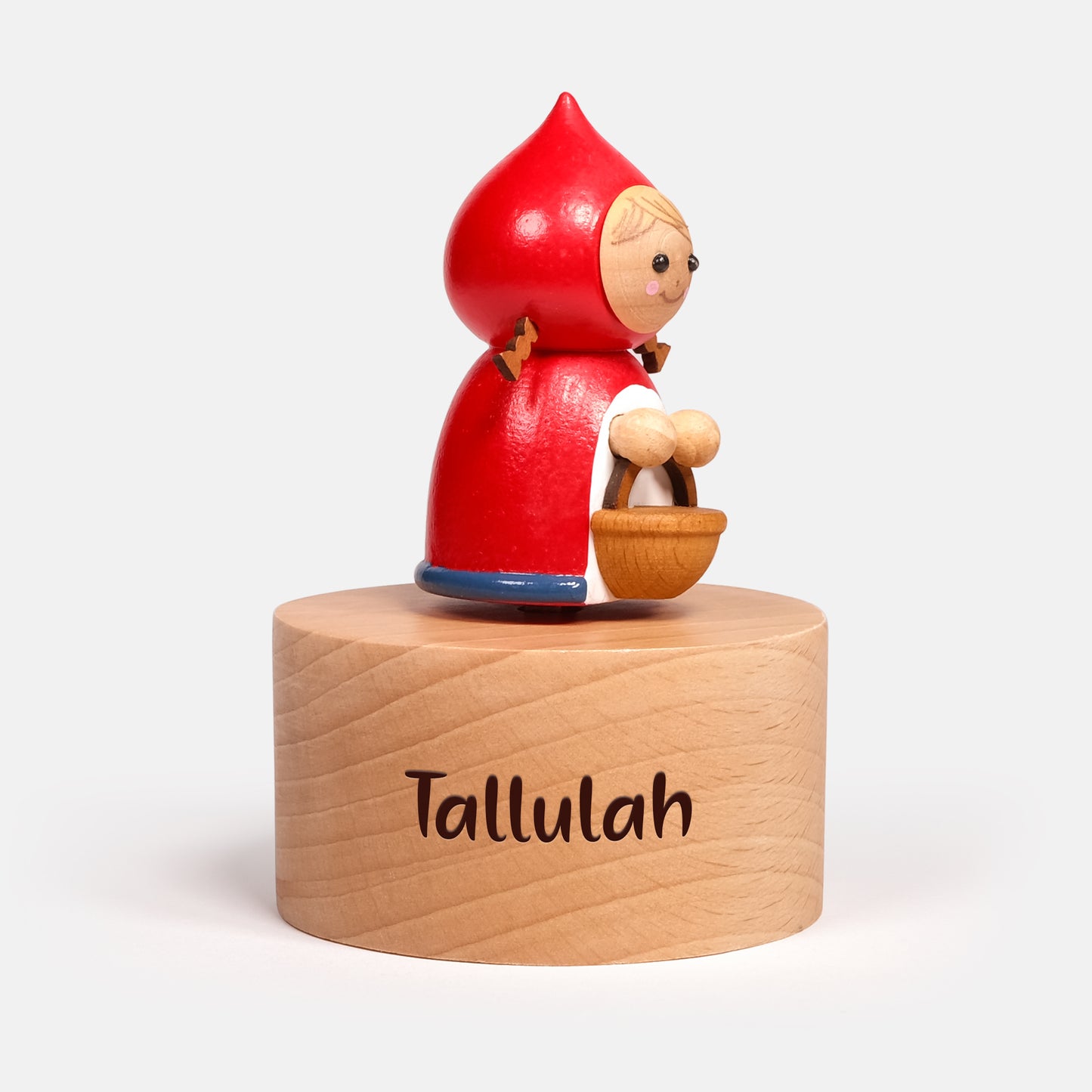 Personalized Wooden Music Box - Little Red Riding Hood