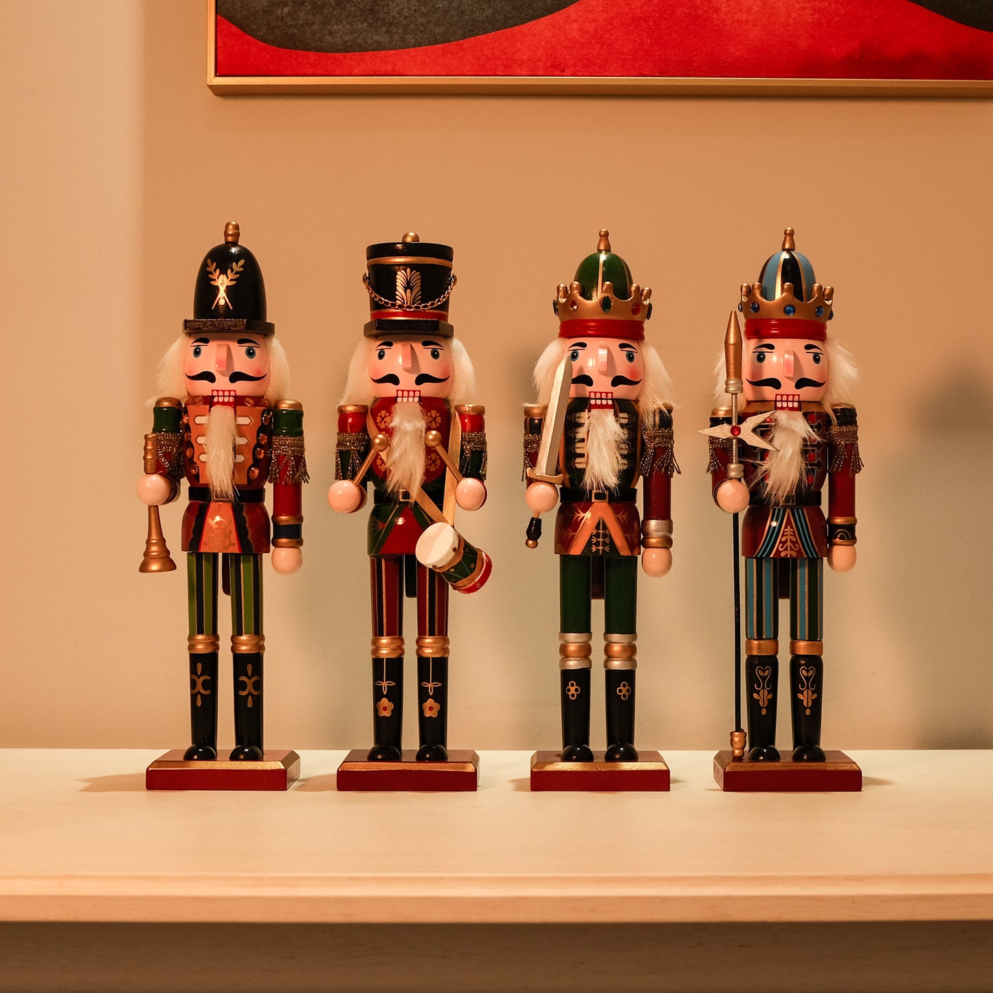 Wooden Nutcracker Soldier Ornament