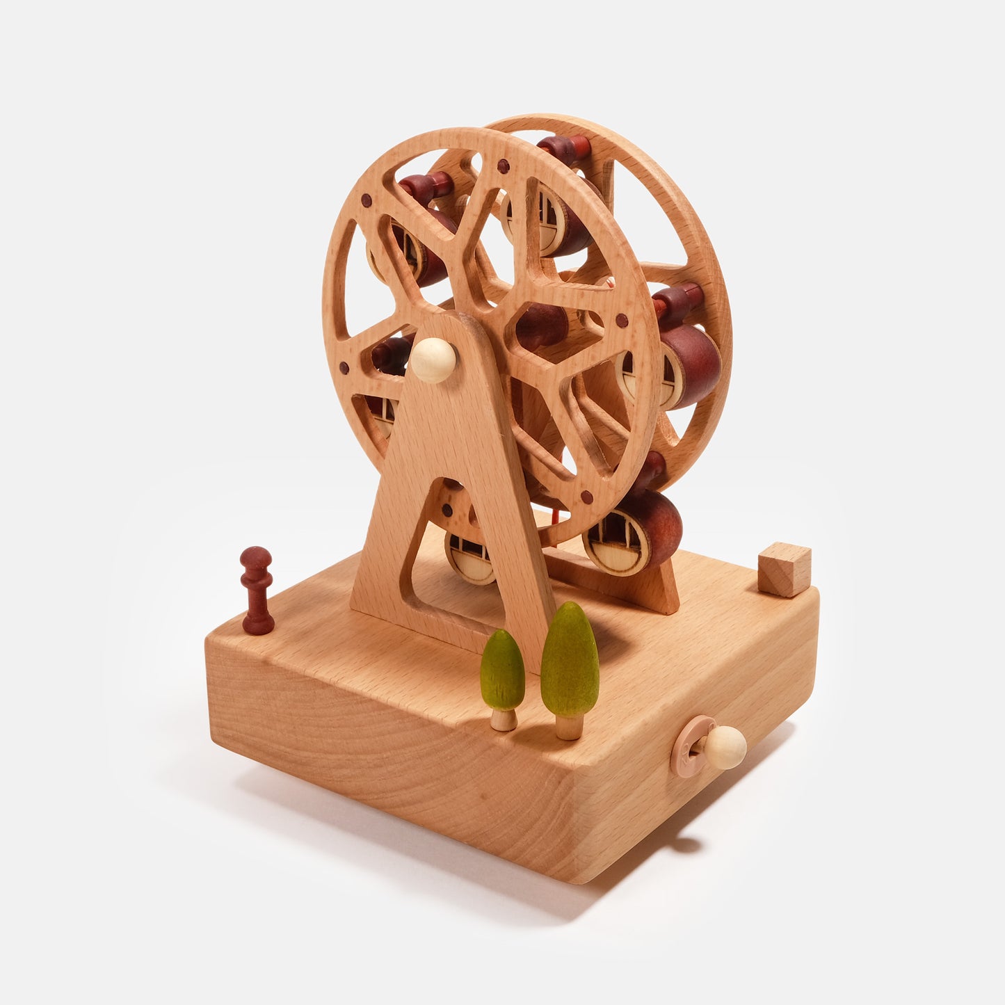 Personalized Wooden Music Box - Ferris Wheel