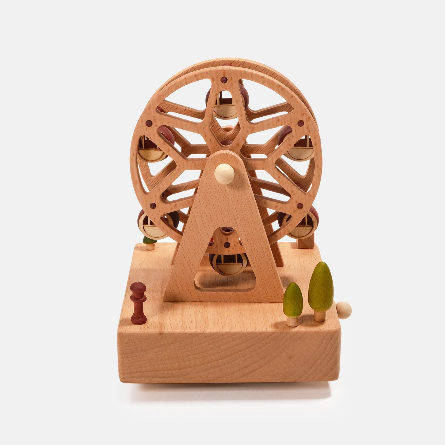 Personalized Wooden Music Box - Ferris Wheel